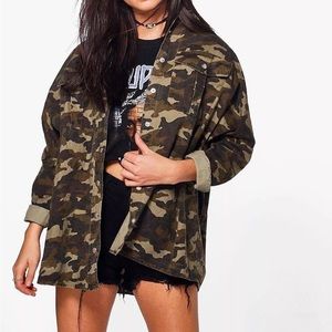 Army oversized shirt
